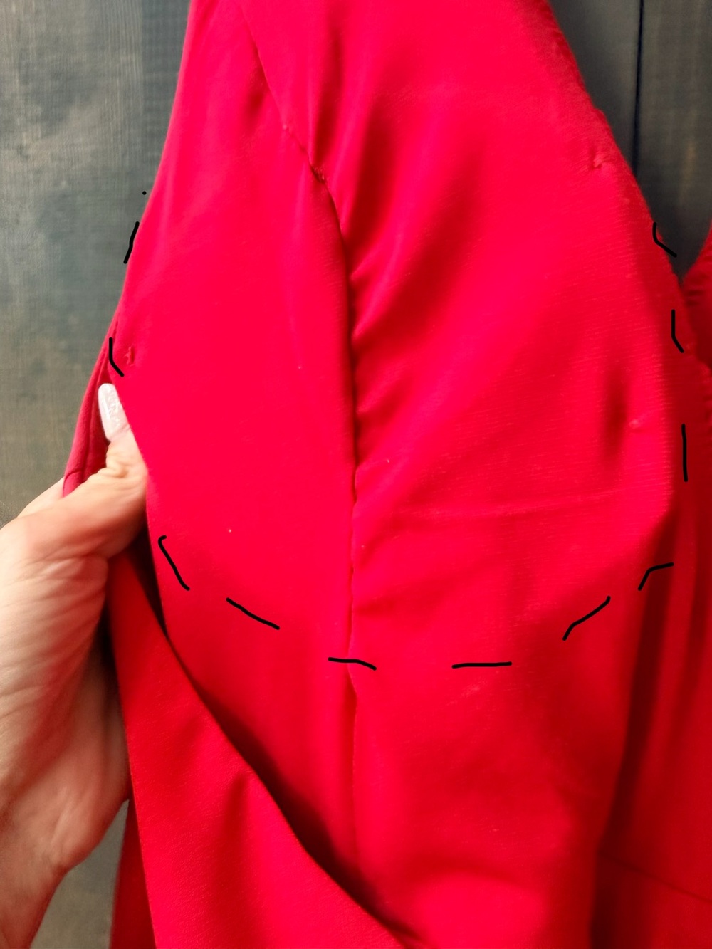 Dress the Population Vibrant Red Ruffled Maxi Dress - Picture 9 of 10